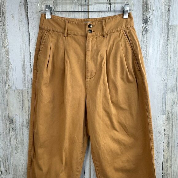 Madewell Pleated Taper Wide-Leg Pants size 2 - Picture 6 of 12